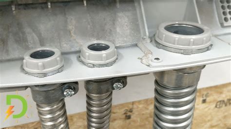 flexible conduit into metal box|can flexible conduit be buried.